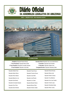 Edi&ccedil;&atilde;o 225 - Assembleia Legislativa do Estado do Amazonas &copy; 2015