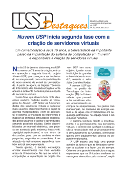 Nuvem USP inicia segunda fase com a criação de servidores virtuais