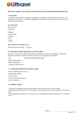 FICHA DE ADES&Atilde;O AO CONTRATO DE SERVI&Ccedil;OS DE