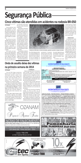 Publicação oficial da SAE Jornal Gazeta 10-01-2014