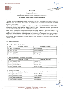 Edital nº2 - Escola Superior de Tecnologia da Saúde de Lisboa