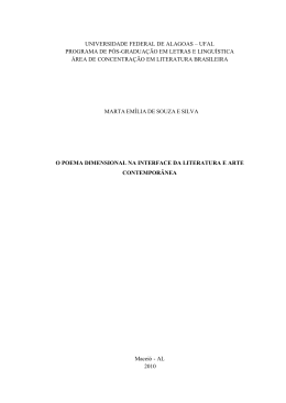 atrito entre a palavra e o espa&ccedil;o