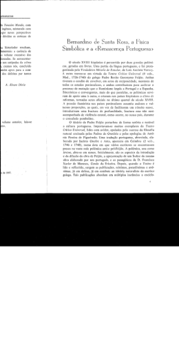 Bernardino Santa Rosa, a Física