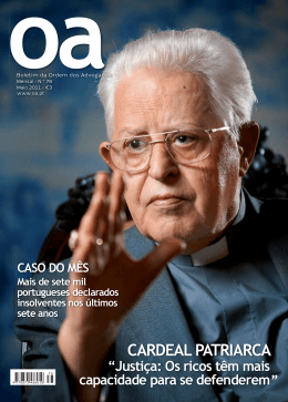 Vers&atilde;o em PDF - Ordem dos Advogados