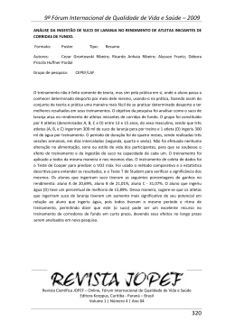 Anais 09&ordm; F&oacute;rum Internacional de Qualidade de Vida
