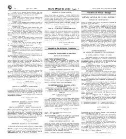 92 Minist&eacute;rio das Rela&ccedil;&otilde;es Exteriores Minist&eacute;rio de Minas e