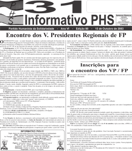 Informativo Outubro 2003