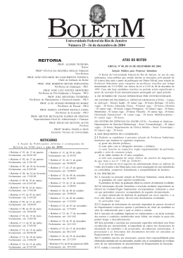 16 de dezembro de 2004 REITORIA