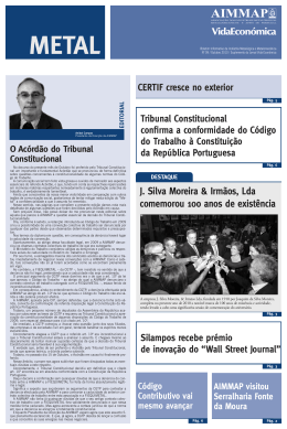J. Silva Moreira & Irm&atilde;os, Lda comemorou 100 anos de