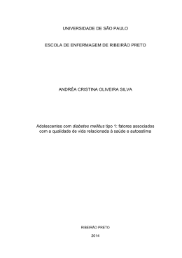 Adolescentes com diabetes mellitus tipo 1: fatores associados com
