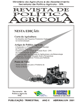 Revista de Pol&iacute;tica Agr&iacute;cola - n&ordm; 02/2001