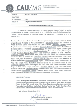 l` Conselho de Arquitetura