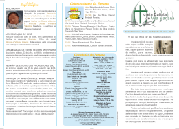Boletim 40 Vila Mariana_oficiox - Igreja Batista de Vila Mariana