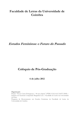 Programa - Universidade de Coimbra