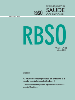 RBSO 122 Book 1.indb - Biblioteca Virtual em Saúde