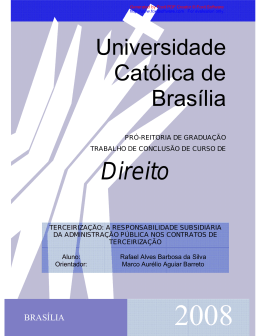 Rafael Alves Barbosa da Silva - Universidade Cat&oacute;lica de Bras&iacute;lia