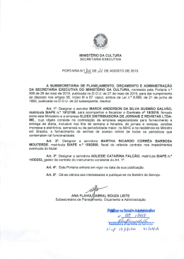 PORTARIA Nflúlfg DE 0.741 DE AGOSTO DE 2015.