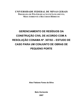 gerenciamento de res&iacute;duos da constru&ccedil;&atilde;o civil de acordo