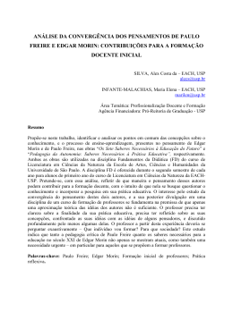 an&aacute;lise da converg&ecirc;ncia dos pensamentos de paulo freire