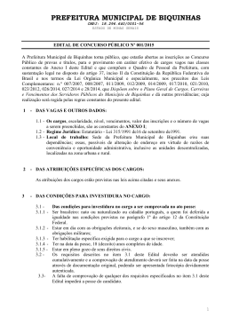 EDITAL CONCURSO BIQUINHAS - RV Consultoria e Servi&ccedil;os Ltda