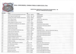 REAL CONCURSOS, CONSULTORIA E SERVICOS LTDA