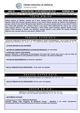 Leia a pauta - www camaraanapolis go gov br