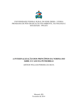 SILVA, Arthur William Pereira da. A internaliza&ccedil;&atilde;o dos princ&iacute;pios da