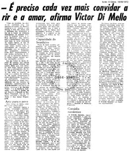 &ldquo;Vejo na com&eacute;dia, na s&aacute;ti