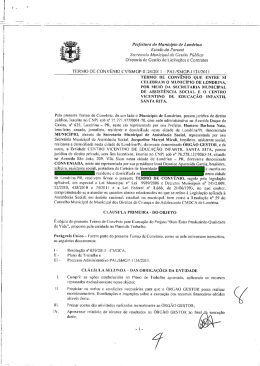 Prefeitura do Manicrﬁur`r) de Londrina Estado do Paraná Secretario