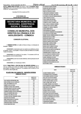 Ter&ccedil;a-feira. 12 de novembro de 2013