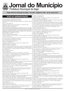 Jornal do Munic&iacute;pio