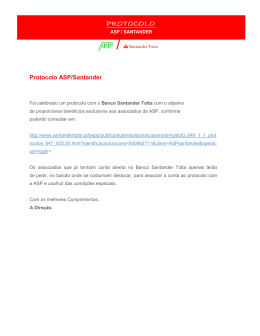 Protocolo ASP/Santander