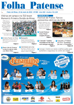 Folha Patense 22/05/2010 (n&ordm; 892)