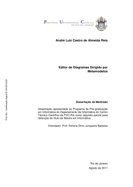 Andr&eacute; Luiz Castro de Almeida Reis Editor de Diagramas