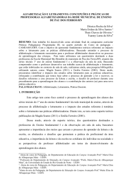 ALFABETIZA&Ccedil;&Atilde;O E LETRAMENTO: CONCEP&Ccedil;&Otilde;ES E PR&Aacute;TICAS
