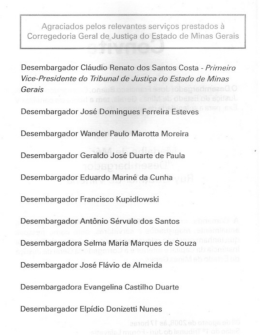 Agraoiados pelos relevantes servi&ccedil;os prestados &agrave;