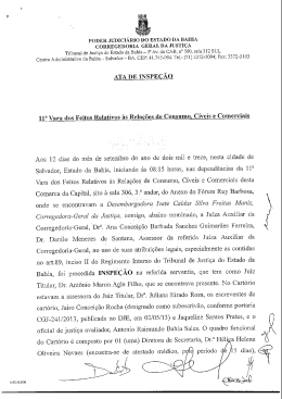 11ª Vara Cível - Tribunal de Justiça do Estado da Bahia