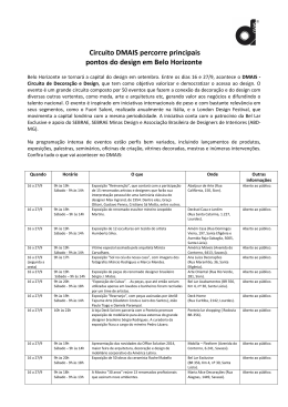 Programa&ccedil;&atilde;o do Evento