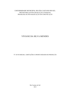 Disserta&ccedil;&atilde;o Viviane da Silva Mendes