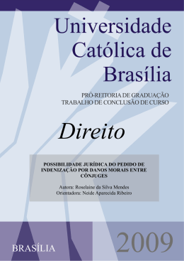 Roselaine da Silva Mendes - Universidade Cat&oacute;lica de Bras&iacute;lia