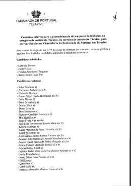 EMBAIXADA DE PORTUGAL TELAVIVE
