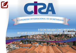 Programa CISA2015 - Conselho Profissional de Secretariado