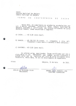 Ceará _ _ ` Governo Mun1ç1pa1 de Ubajara Camara Mumc1pa1 de