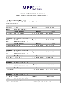 Novembro - Minist&eacute;rio P&uacute;blico Federal