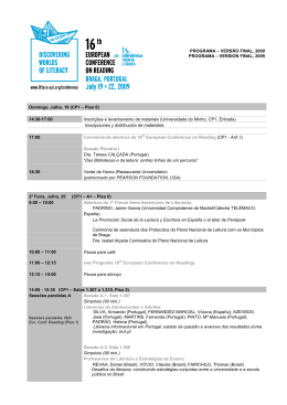 PROGRAMA - Universidade do Minho