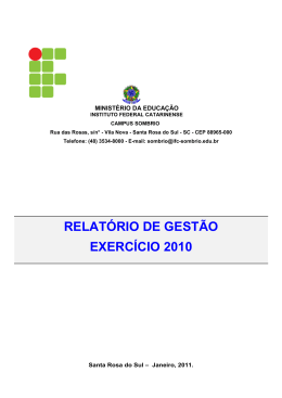- Instituto Federal Catarinense