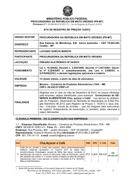 Ata RP 14/2012 - Procuradoria da República em Mato Grosso
