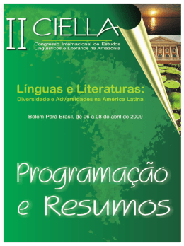 Programa&ccedil;&atilde;o Detalhada e Resumos