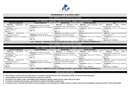 PROGRAMA&Ccedil;&Atilde;O - 2&ordm; ALUNOS, A&Ccedil;&Atilde;O!