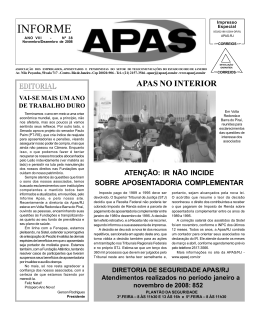 INFORME - Apas-RJ